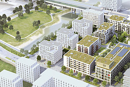 Wohnen und Gewerbehof